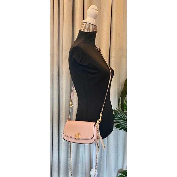 NEW!  Tory Burch Britten Convertible Crossbody Shoulder Bag in Shell Pink - Picture 13 of 15